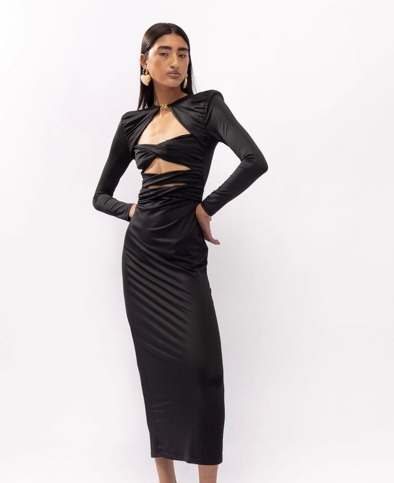 Python Black Dress